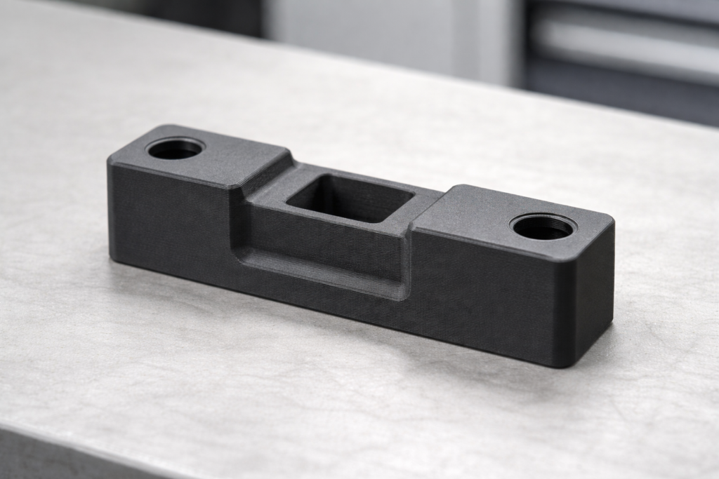 Funktionales Kunststoffbauteil aus dem industriellen 3D-Druck für Instandhaltung und Betrieb